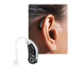 Open ear fitting hearing aid