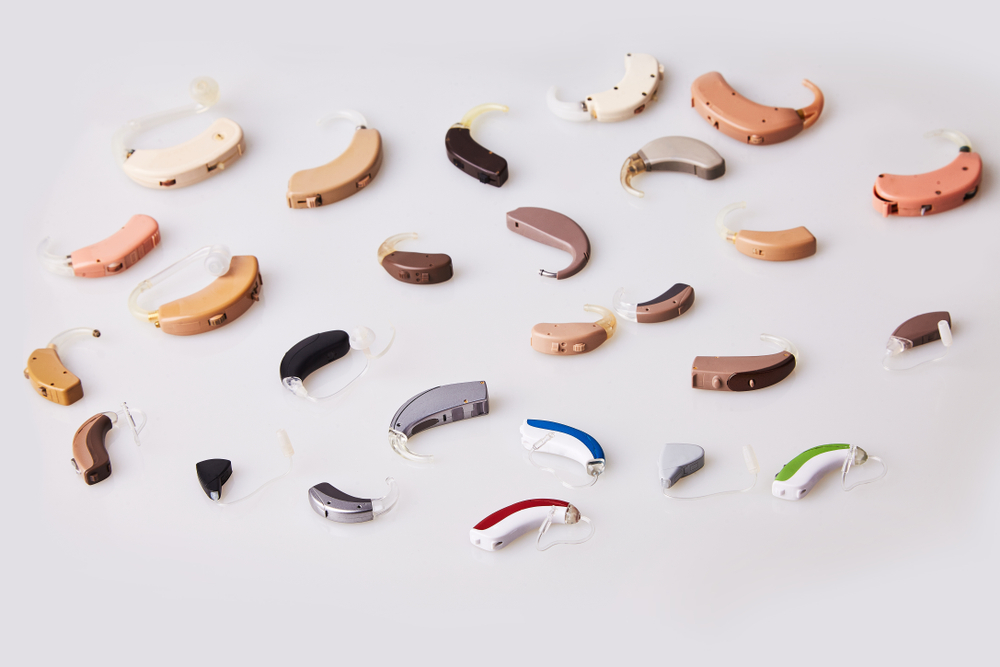 Many different hearing aid types